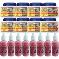 Revenda Atacado Kit Pés e Mãos 8 Gotinha + 8 Creme Sebo de Carneiro Para Hidratar Amaciar e Suavizar Pés Asperos