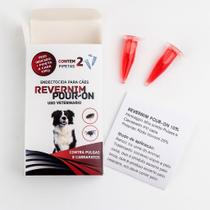 Revernim Pipeta 1,5 mL Antiparasitário para Cães 10 Kg - 2 Pipetas