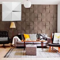 Revestimento 3d 50x50cm Parede 25 Placas Decorativas Luxo Revestimento 3d 50x50cm Parede 25 Placas Decorativas Luxo