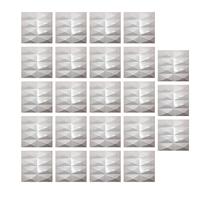 Revestimento Adesivo 3D Pvc 23 Placas 30x30cm Revestimento Adesivo 3D Pvc 23 Placas 30x30cm