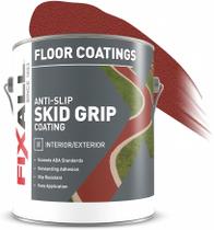 Revestimento Antiderrapante FIXALL Skid Grip 3,78L - Cor Crimson - Excede Normas ADA