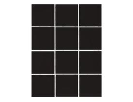 Revestimento Black 10x10cm Caixa 1,95m² Telado