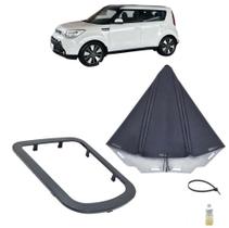 Revestimento Coifa E Aro Moldura Superior Console Câmbio Manual Soul 2009 Á 2013