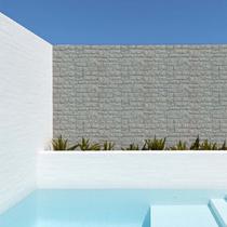 Revestimento de Parede Pedra Leve Decorativa Tijolinho cor Espada de Metal 1,14m x 0,60m 2,5cm espessura