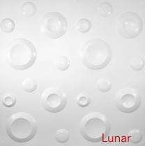 Revestimento de parede placa 3d modelo lunar placa 50cmx50cm