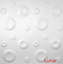 Revestimento de parede placa 3d modelo lunar placa 50cmx50cm