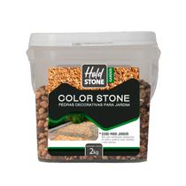 Revestimento de Pedras Naturais para Pisos Color Stone Pedras Decorativas Hold Stone Garden 2KG