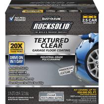 Revestimento de piso de garagem Rust-Oleum RockSolid 2.5 Car Kit Clear