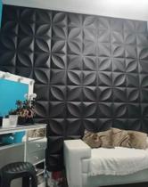 Revestimento Decoração De Parede Em PVC Modular Cx Com 25 unids