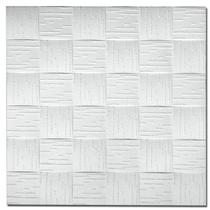 Revestimento Decorativo Poliestireno Parede e Teto Iris Homestar Branco Branco