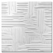 Revestimento Decorativo Poliestireno Parede e Teto Norma HomEstar Branco