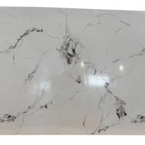 Revestimento Decorativo Premium Placa Marmorizada Soft Shadow 244cm x 122cm 2,97m² de Cobertura Formaco Decor Marrom/Branco