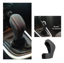 Revestimento em Couro Manopla alavanca Câmbio Manual Chevrolet Tracker Premier Onix Plus 20/22