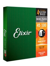 Revestimento NANOWEB em aço niquelado Bass Strings Elixir Revestimento NANOWEB em aço niquelado Bass Strings Elixir