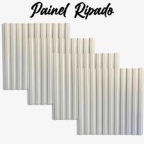 Revestimento Painel Ripado 2 Placas 3D Modelo Ripa 50 X 50Cm Revestimento Painel Ripado 2 Placas 3D Modelo Ripa 50 X 50Cm