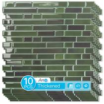 Revestimento para backsplash de cozinha Art3d, 10 folhas, autocolante e impermeável Revestimento para backsplash de cozinha Art3d, 10 folhas, autocolante e impermeável