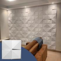 Revestimento Para Sala Poliestireno 3D Decorativo Cubos