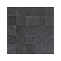 Revestimento Pedra Natural Pottenza Marina 20x20cm Aronne Grafite