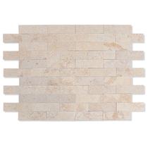 Revestimento Pedra Natural - Travertino Anticato Egito 7x23cm - Importado Bege Revestimento Pedra Natural - Travertino Anticato Egito 7x23cm - Importado Bege