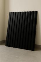 Revestimento Preto Placas Ripa 3D Parede Kit 12 Un 50x50cm Revestimento Preto Placas Ripa 3D Parede Kit 12 Un 50x50cm