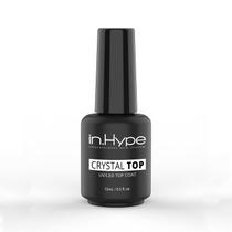 Revestimento superior em gel IN.HYPE curado por UV/LED (topo de cristal) com filtro UV