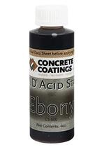 Revestimentos de concreto Vivid Acid Stain Ebony 120mL para concreto