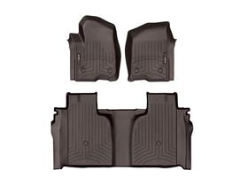Revestimentos de piso WeatherTech Custom Fit Silverado 1500, 2500HD/3500HD Revestimentos de piso WeatherTech Custom Fit Silverado 1500, 2500HD/3500HD