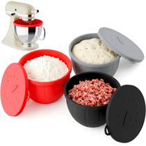 Revestimentos de silicone HOZODO para batedeira KitchenAid de 5 qt, 3 peças