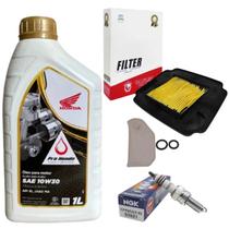Revisão Biz 110 16 Á 24 Filtro Ar, Refil Bomba, Vela, Óleo Revisão Biz 110 16 Á 24 Filtro Ar, Refil Bomba, Vela, Óleo