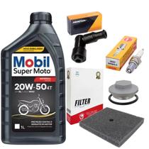 Revisão Cg 125 95 Á 99 Filtro Ar, Vela, Bujão Oleo, Oleo