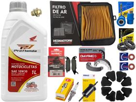 Revisão Fan 150 2014 A 2015 Troca Filtros, Oleo, Vela, Freio Revisão Fan 150 2014 A 2015 Troca Filtros, Oleo, Vela, Freio