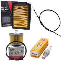 Revisão Fazer 150 Filtro Ar E Oleo, Cabo Embreagem, Vela
