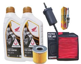 Revisao Honda Falcon 400 Oleo 10w30 Troca Filtros E Vela