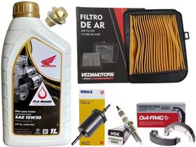 Revisão Titan 160 / Fan 160 Vela Iridium, bujão, Óleo, Filtros