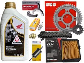 Revisão Titan 160 Relação, Oleo, Filtros, Lona, Bujão, Vela