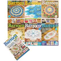 Revista Artesanato Barroco Toda Arte do Crochê Kit 7 Volumes