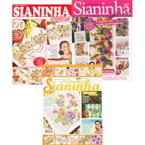 Revista Artesanato Bordados Sianinha Fitas Recibos Kit Com 3 - Julho Editorial
