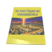 Revista as 6 Peças do Tabernáculo - 100 Unidades em Papel Couchê Colorido