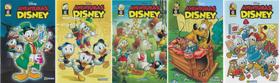 Revista em Quadrinhos Aventuras Disney Kit com 5 Revistas