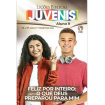 Revista Lições Bíblica Juvenis Aluno 1º Trimestre 2024 - CPAD