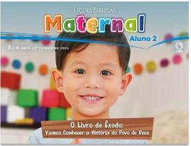 Revista Lições Bíblica Maternal Aluno 2º Trimestre 2024 - CPAD