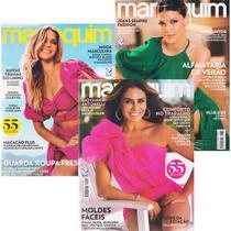 Revista Manequim Kit 3 Vols. 165 Moldes Alfaiataria De Verão - Escala