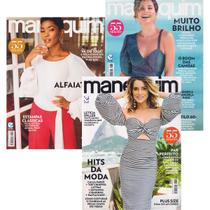 Revista Manequim Kit Com 165 Moldes Hits Da Moda - Escala