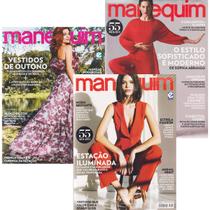 Revista Manequim Kit Com 165 Moldes Vestidos De Outono 3 Vol - Escala