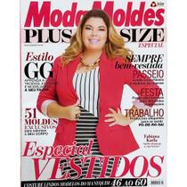Revista Moda Moldes Plus Size Especial Vestidos - Acompanha Moldes