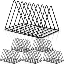 Revista Shimeyao, 6 peças de metal Triangle e porta-discos de vinil