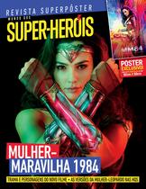 Revista Superpôster Mundo dos Super-Heróis - Mulher-Maravilha 1984