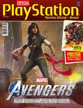 Revista superpôster playstation - marvel avengers