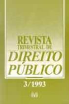 Revista trimestral de direito publico ed. 03 Revista trimestral de direito publico ed. 03