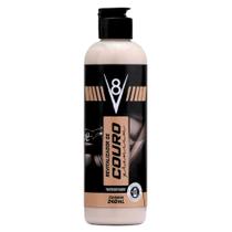 Revitalizador De Couro Hidratação e Proteção Premium 240ml V8 Sanol